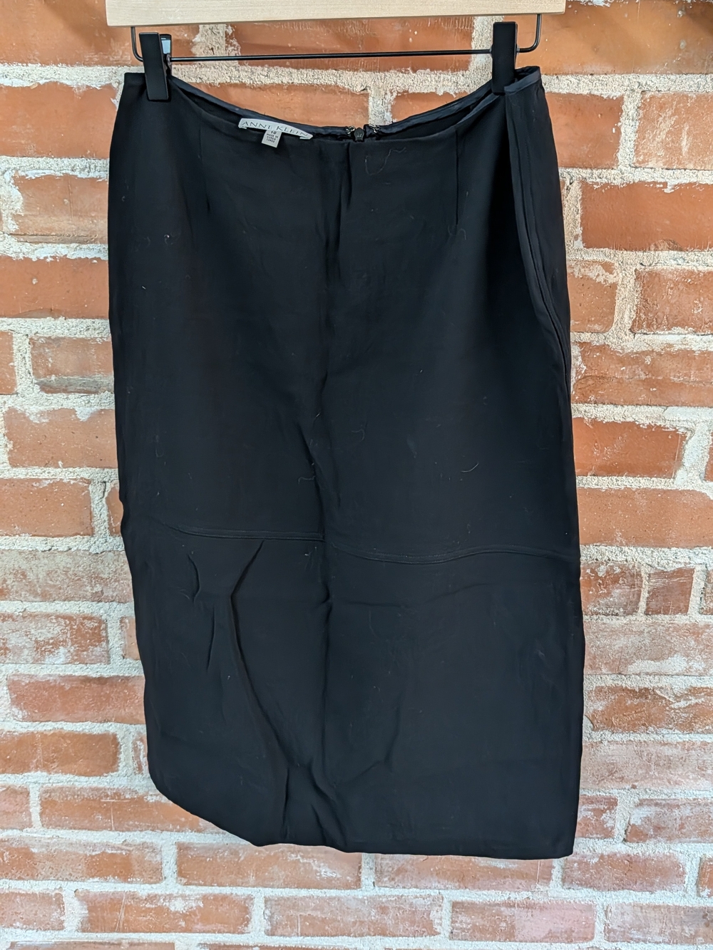 Anne Klein Black Women's Skirt with Slit